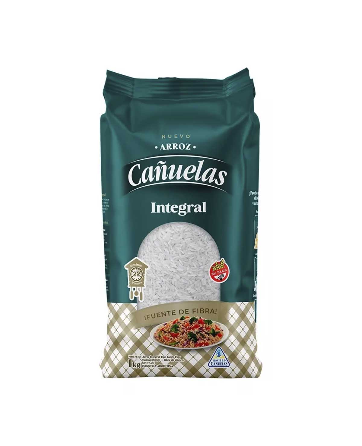 Arroz Cañuelas Integral x 500 Gr